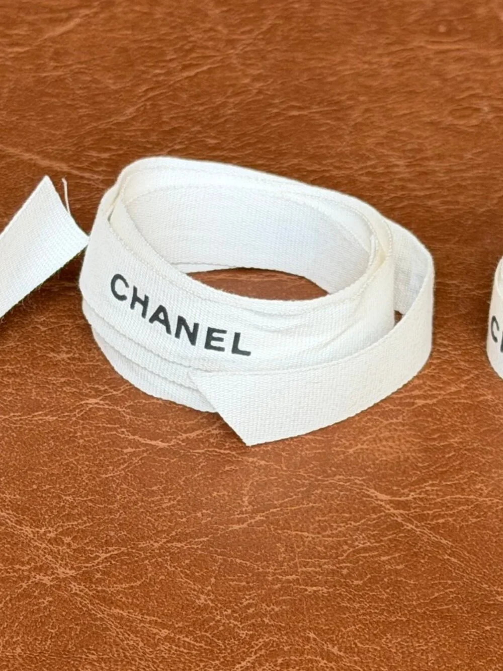 Authentic Chanel Ribbons, Camellia Flowers & Envelope